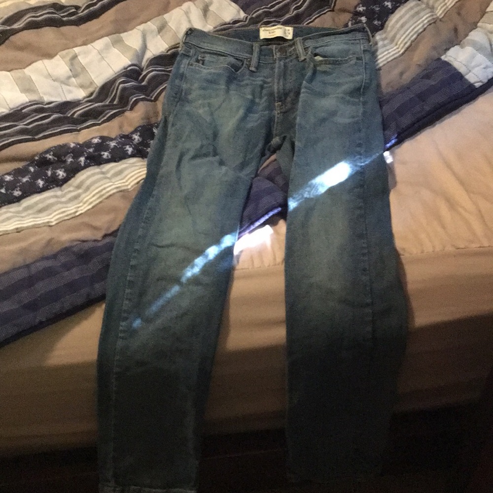 Blue Abercrombie & Fitch jeans (straight)